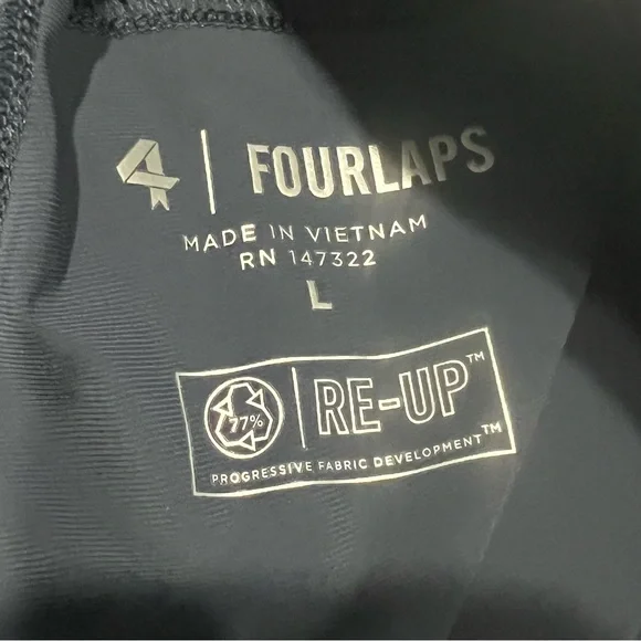 Men’s Navy Blue Four Laps Silky Active Pants Joggers Track Pants Large Elastic - Picture 5 of 7